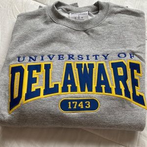 UNIVERSITY OF DELAWARE. Champion Pull Over Sweatshirt. Size Small. UNISEX!!